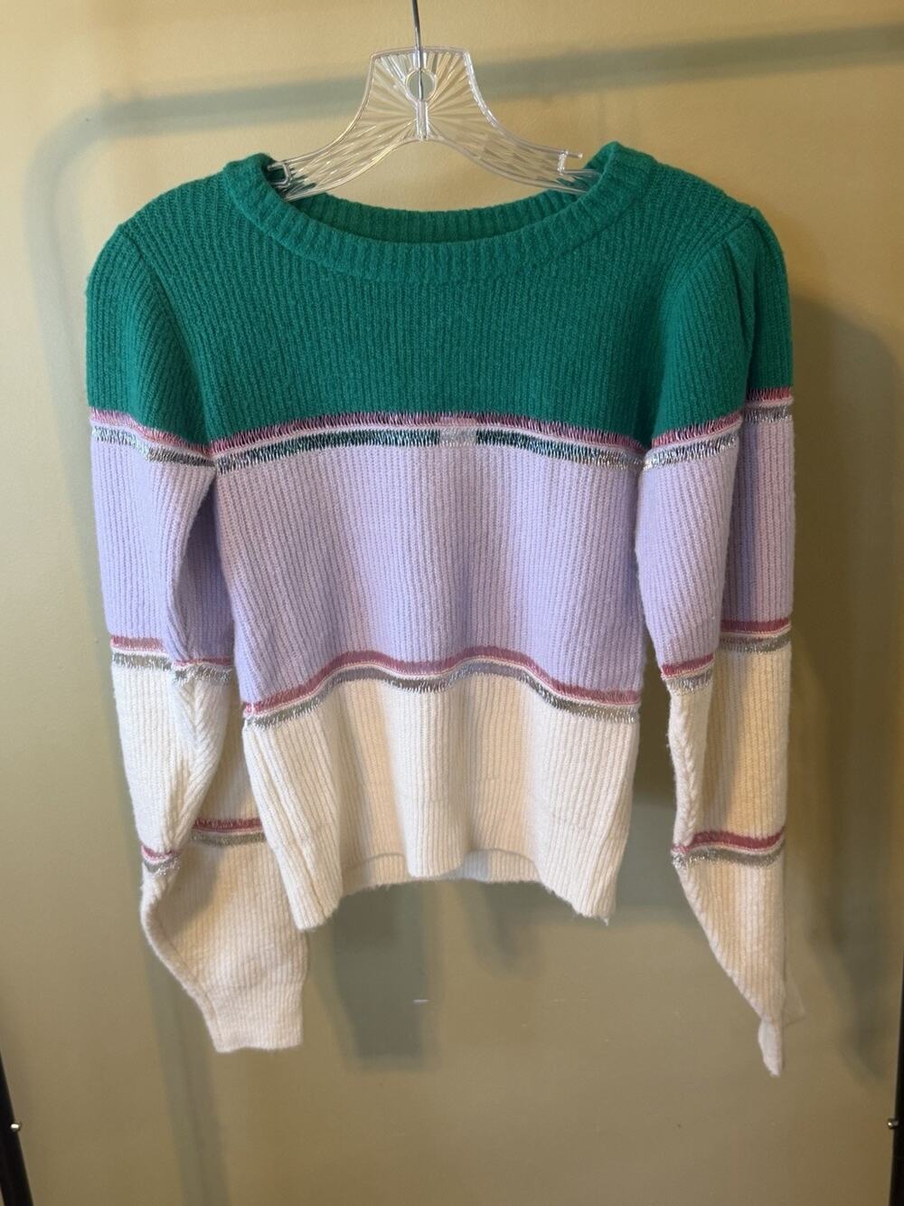 For Love and Lemons NWT Color Block Sweater Size XS